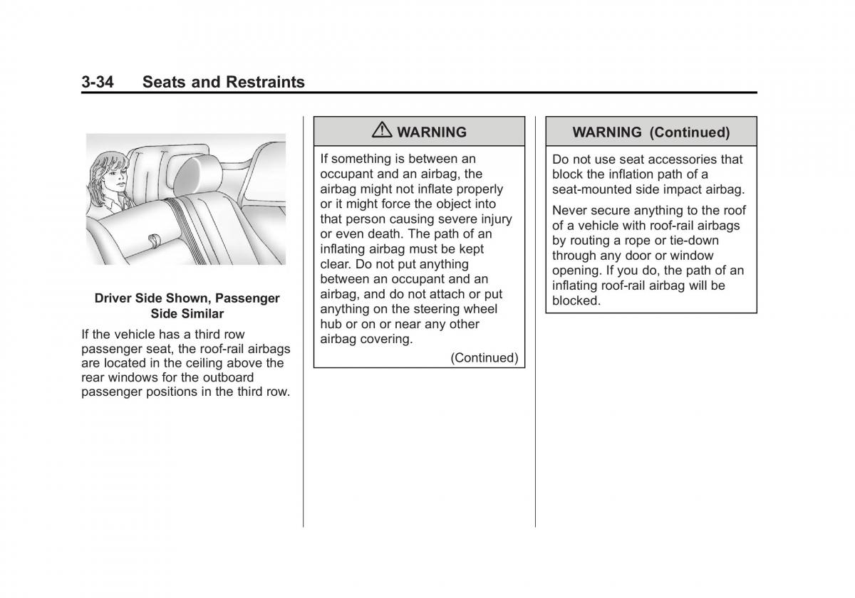 Chevrolet Suburban owners manual / page 96