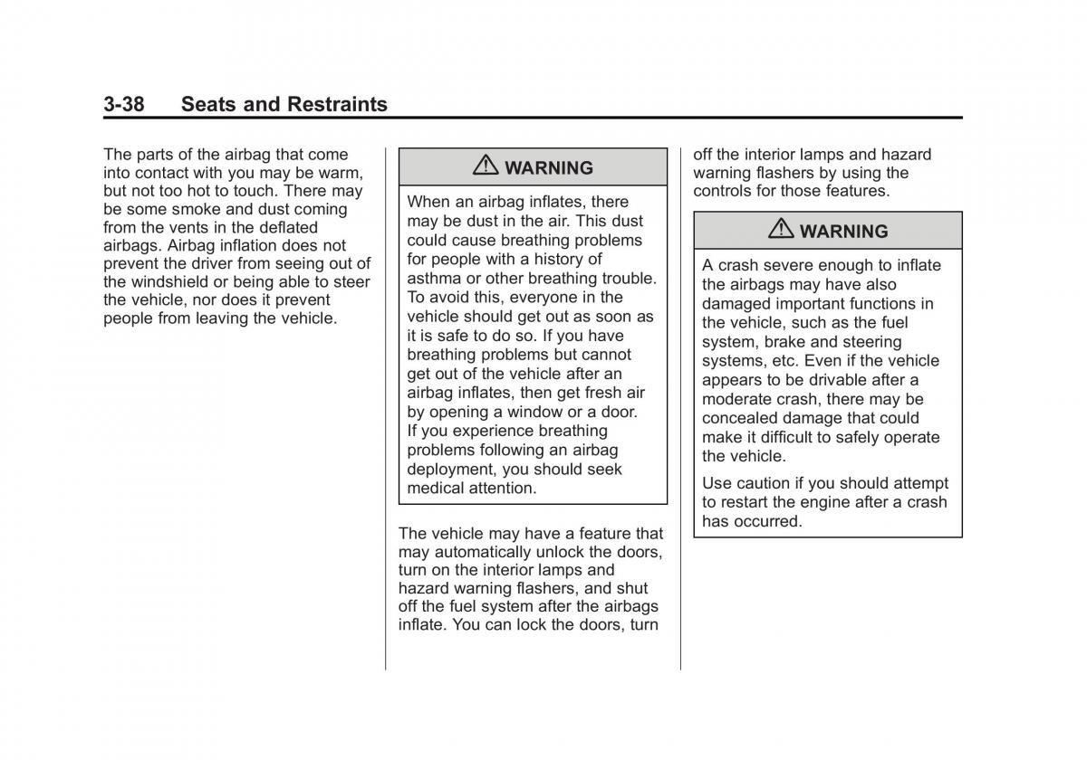 Chevrolet Suburban owners manual / page 100