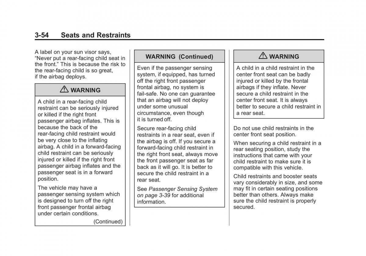 Chevrolet Suburban owners manual / page 116