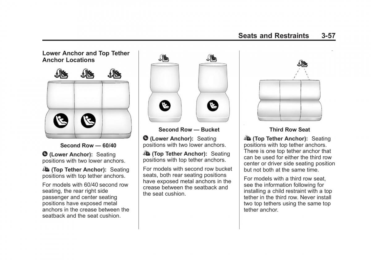 Chevrolet Suburban owners manual / page 119