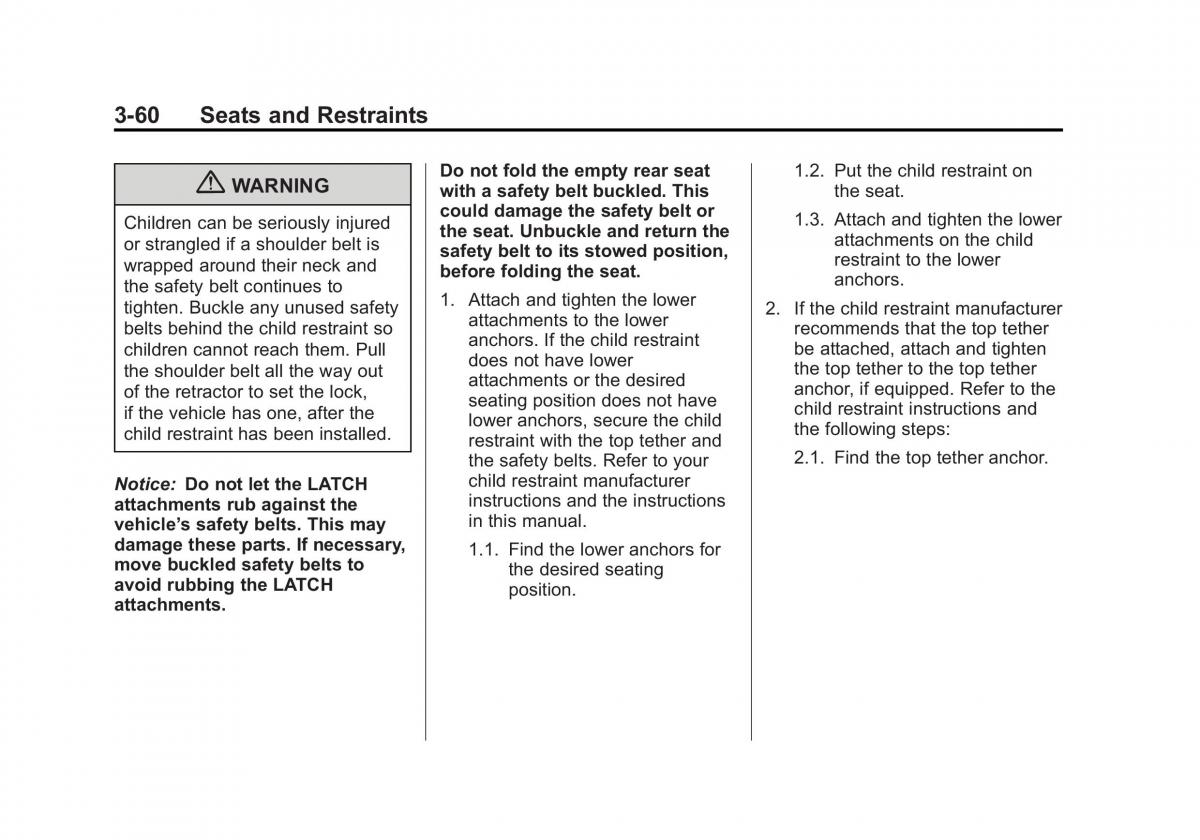 Chevrolet Suburban owners manual / page 122