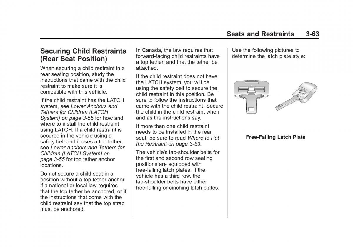 Chevrolet Suburban owners manual / page 125