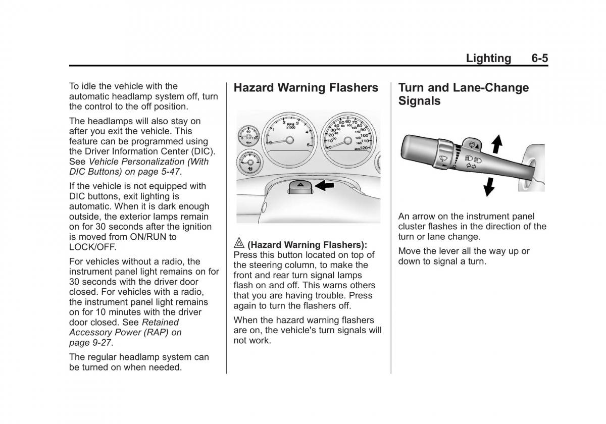 Chevrolet Suburban owners manual / page 203