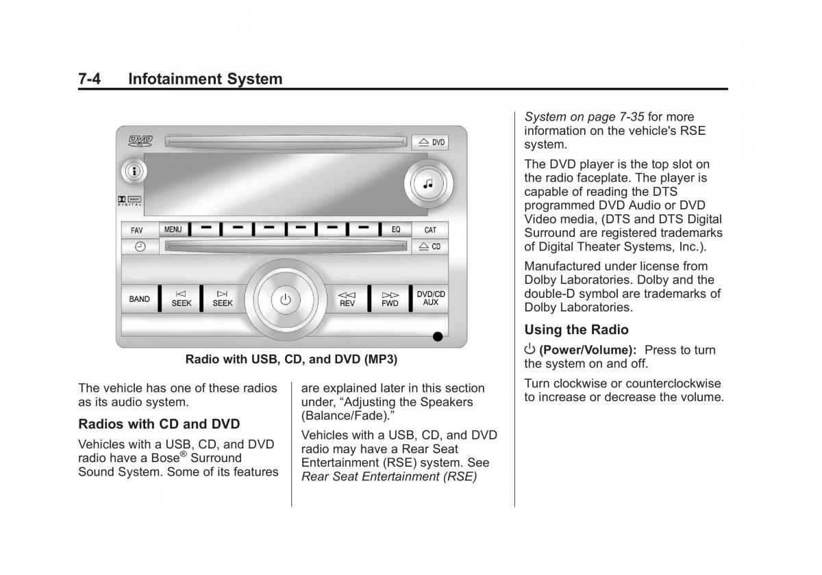 Chevrolet Suburban owners manual / page 212