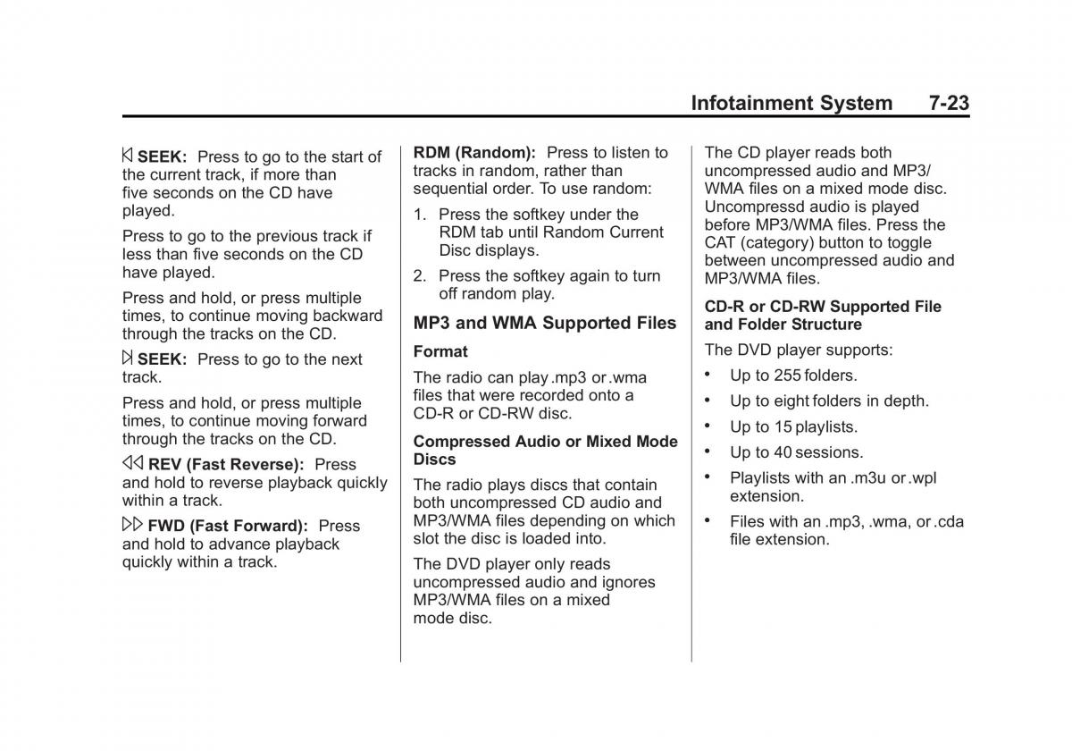 Chevrolet Suburban owners manual / page 231