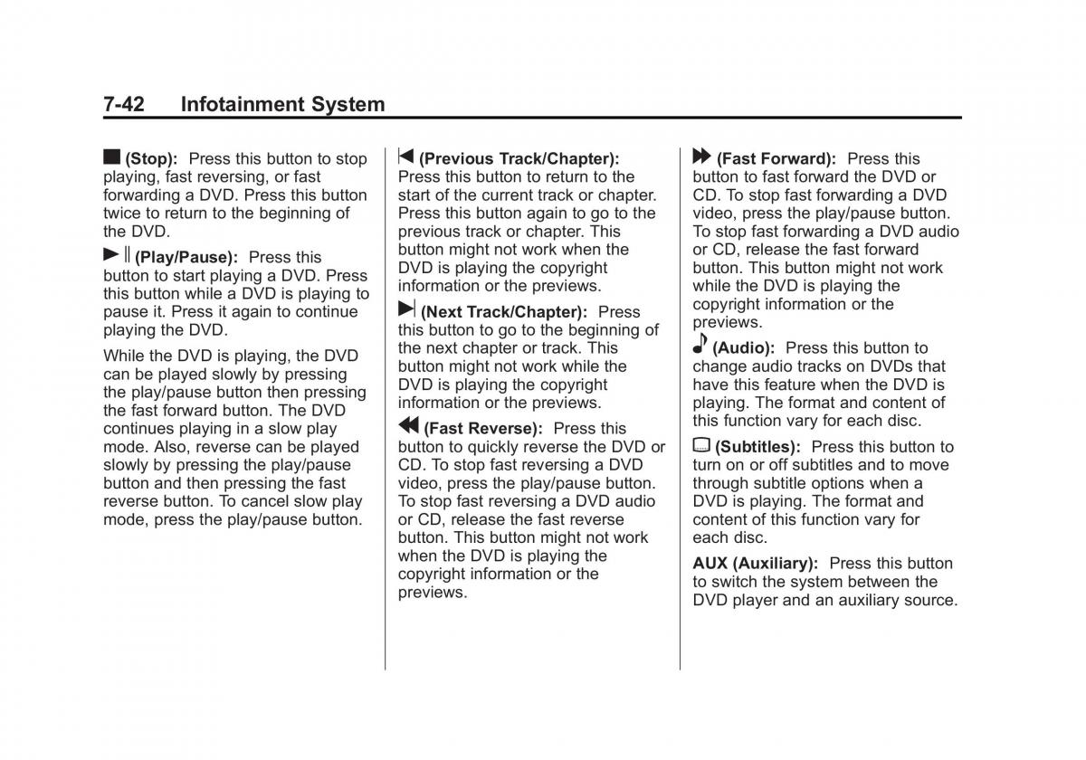 Chevrolet Suburban owners manual / page 250