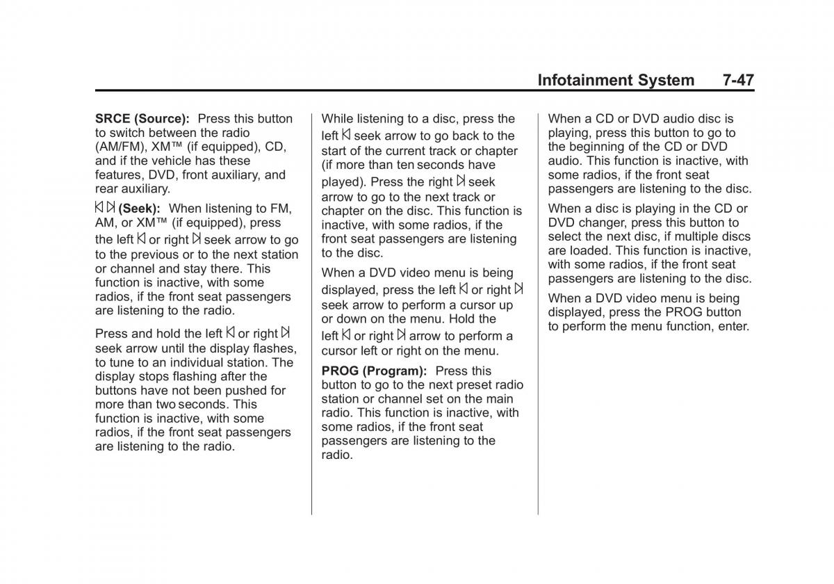 Chevrolet Suburban owners manual / page 255