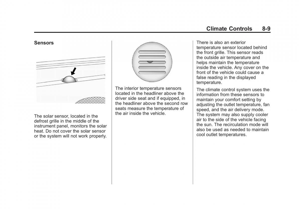 Chevrolet Suburban owners manual / page 273