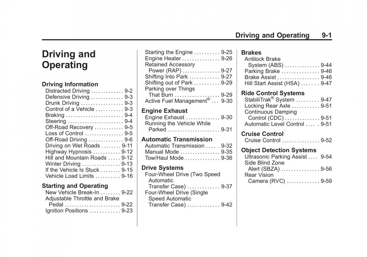 Chevrolet Suburban owners manual / page 279