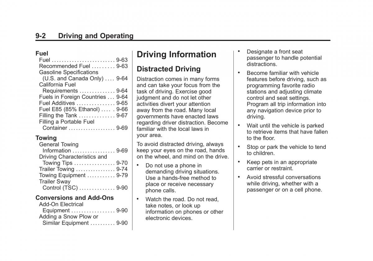 Chevrolet Suburban owners manual / page 280