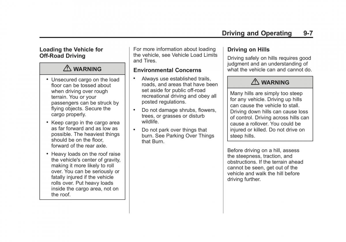 Chevrolet Suburban owners manual / page 285