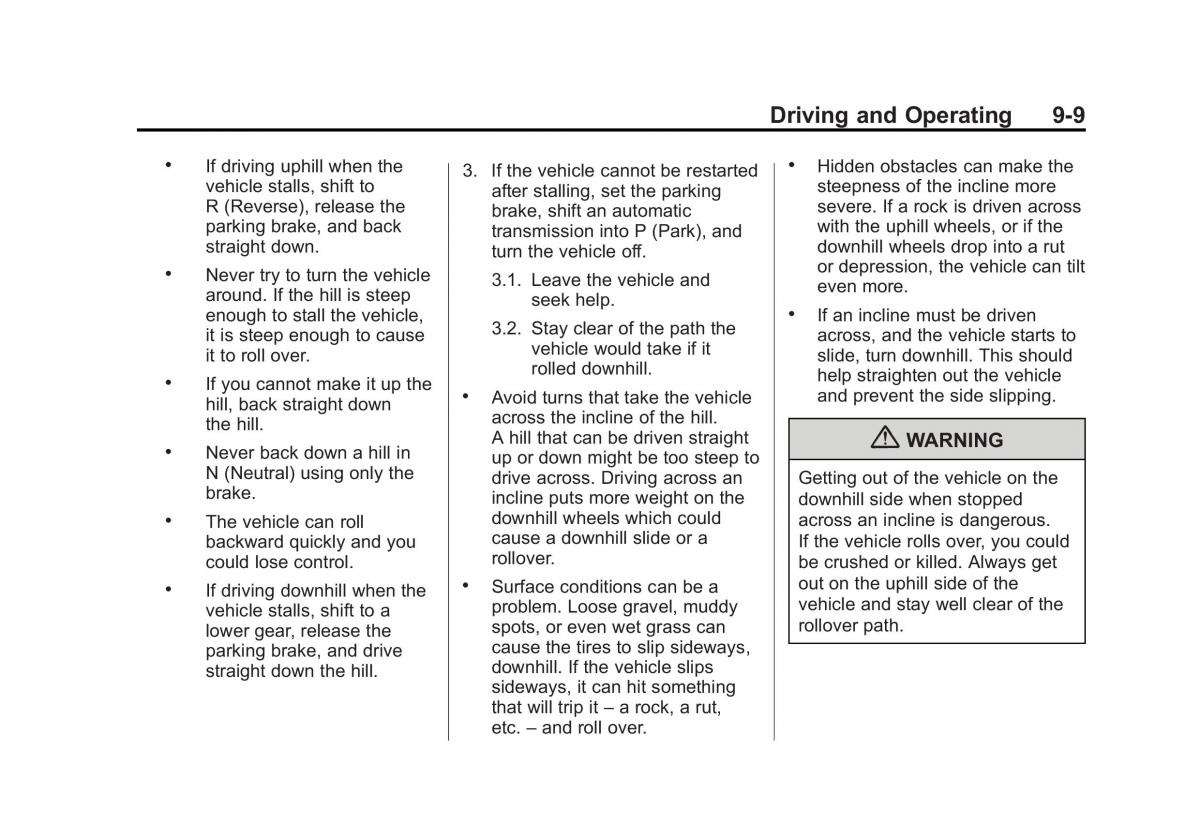 Chevrolet Suburban owners manual / page 287