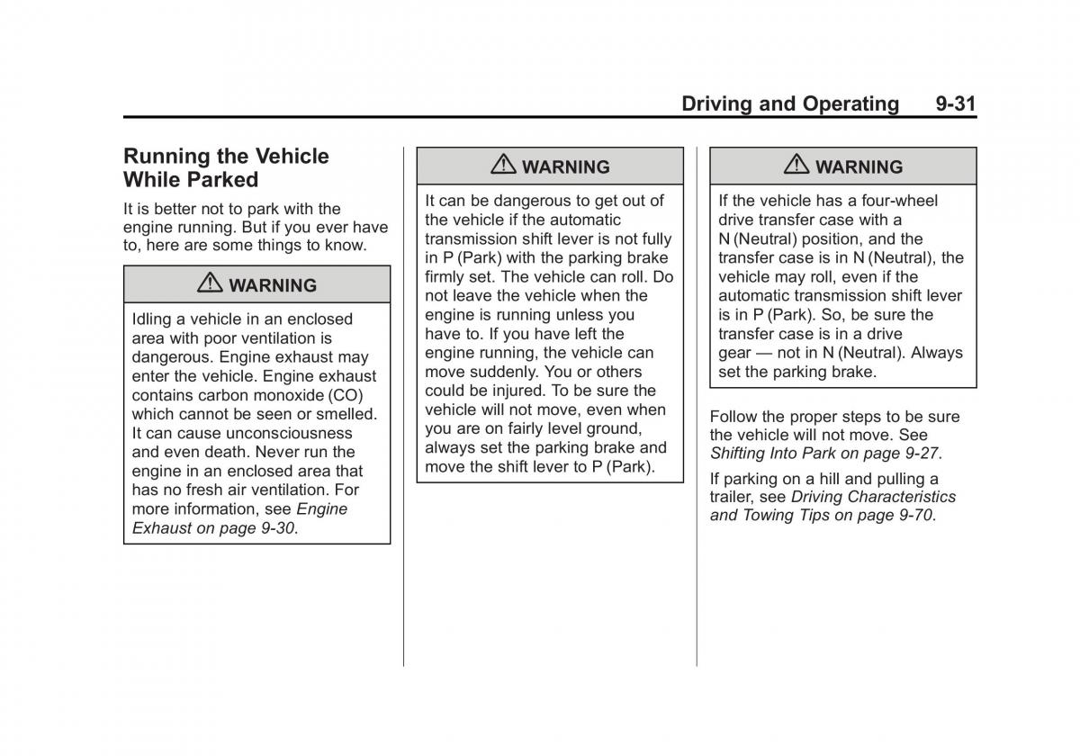 Chevrolet Suburban owners manual / page 309