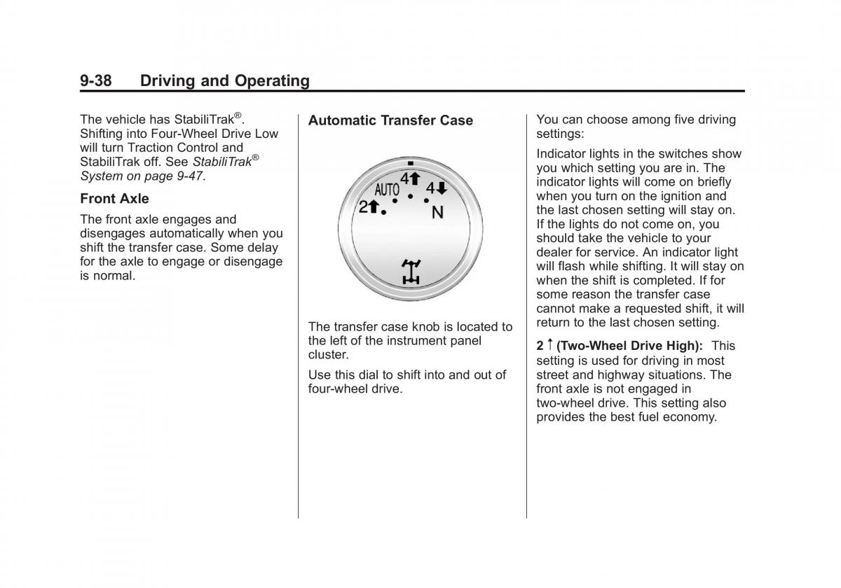 Chevrolet Suburban owners manual / page 316