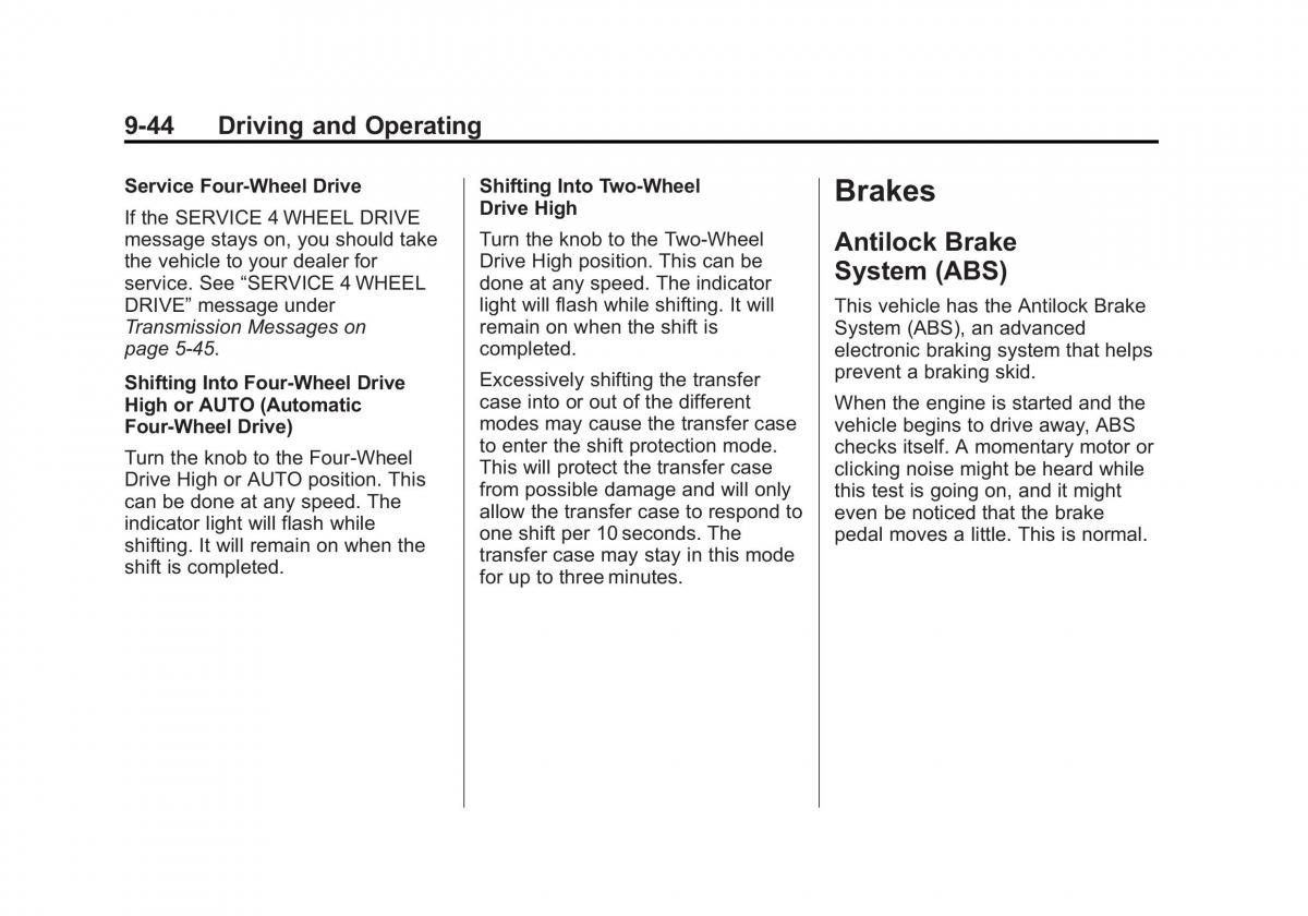 Chevrolet Suburban owners manual / page 322