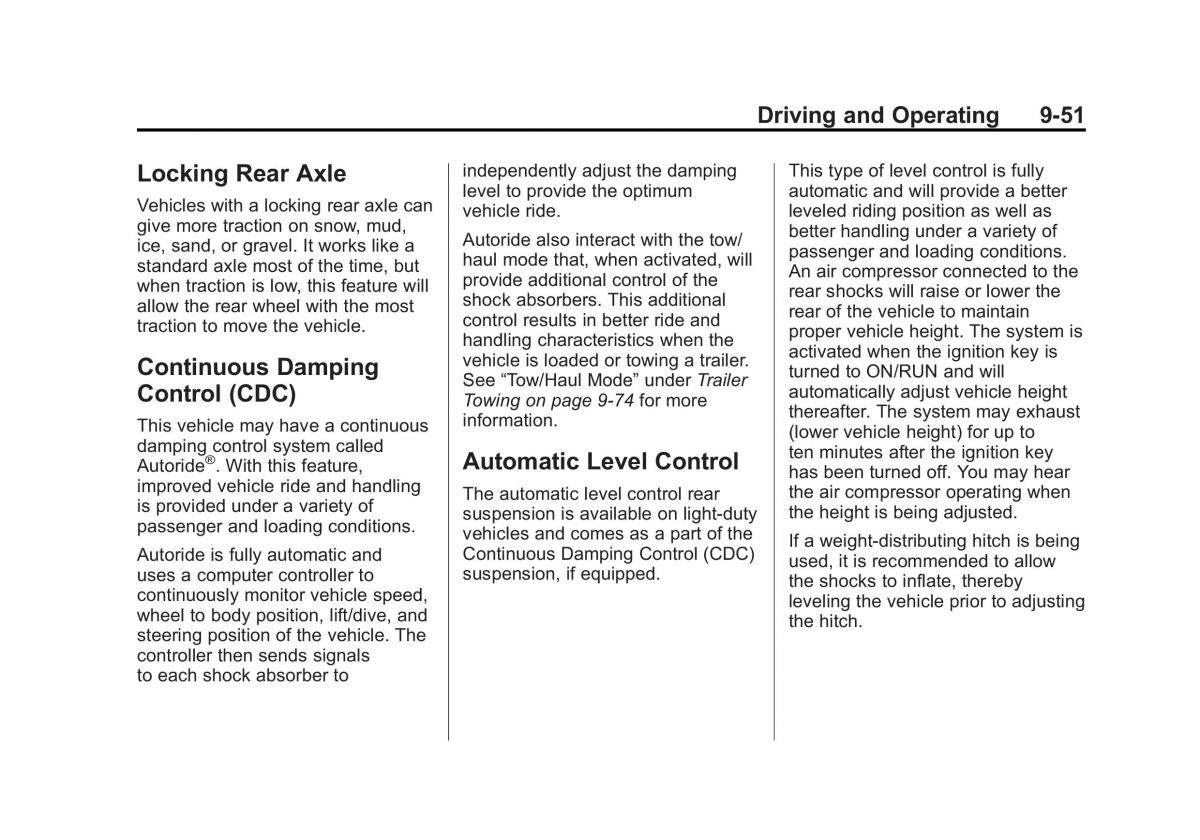 Chevrolet Suburban owners manual / page 329