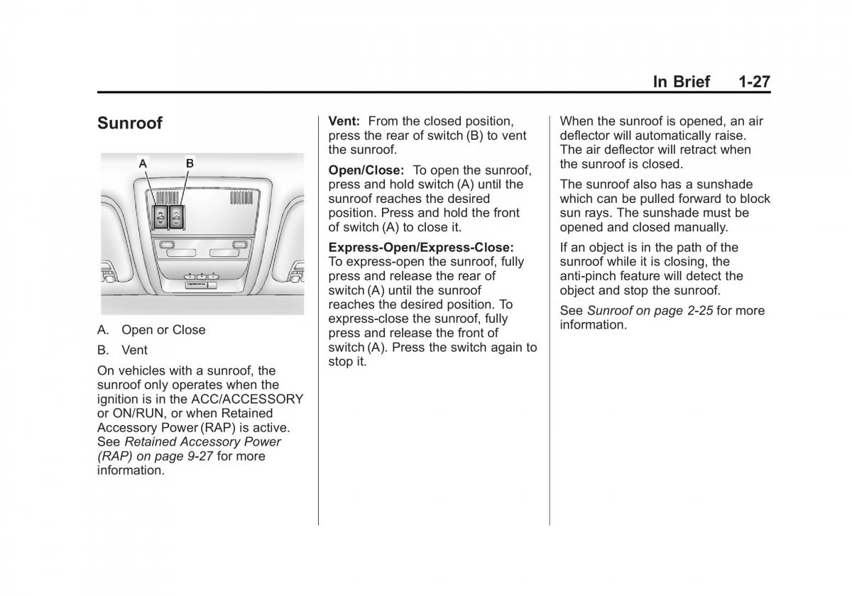 Chevrolet Suburban owners manual / page 33