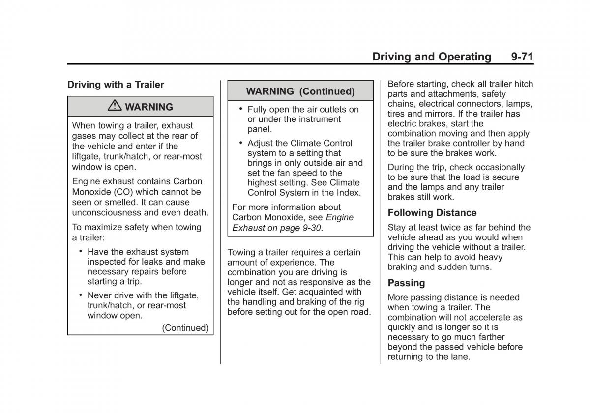 Chevrolet Suburban owners manual / page 349