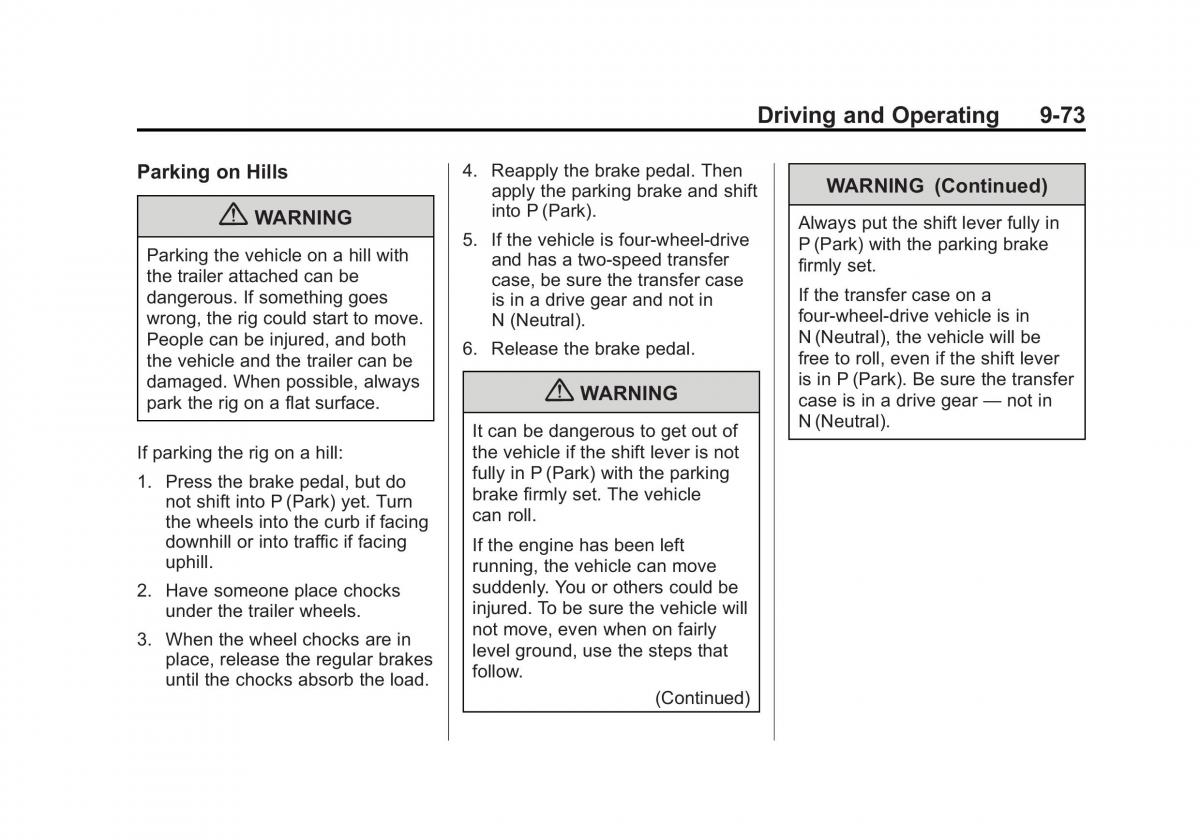 Chevrolet Suburban owners manual / page 351