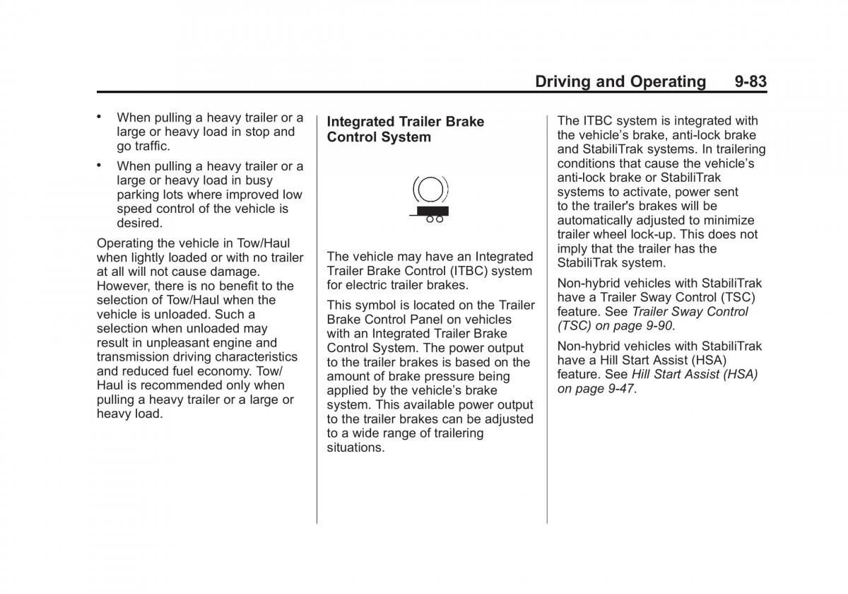 Chevrolet Suburban owners manual / page 361