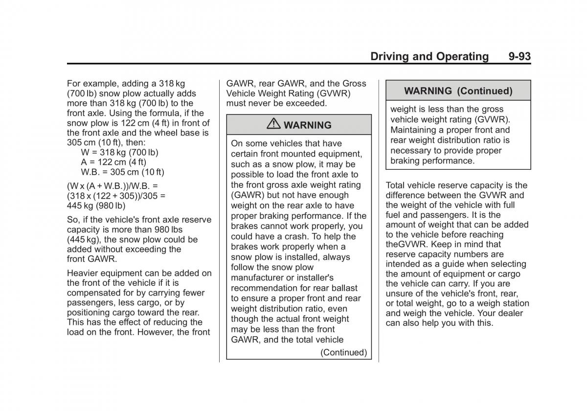 Chevrolet Suburban owners manual / page 371