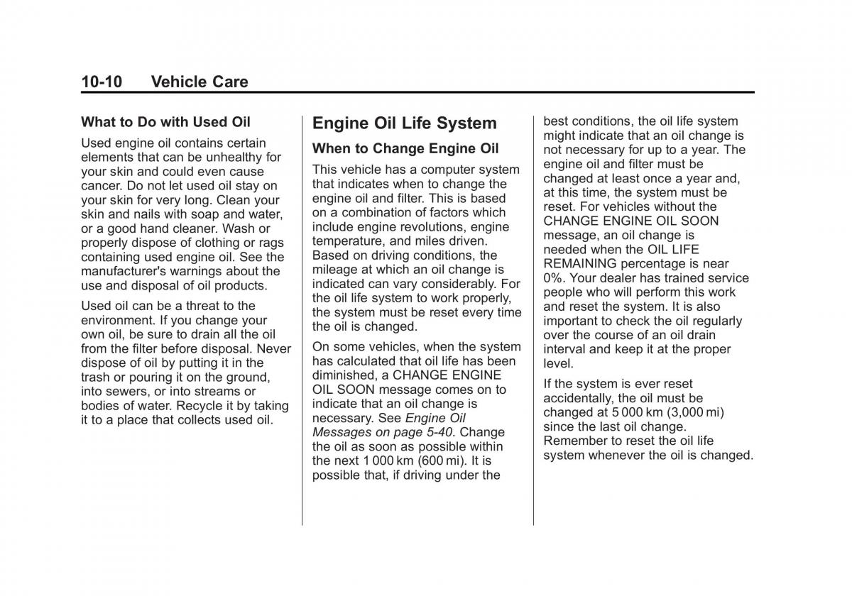 Chevrolet Suburban owners manual / page 382