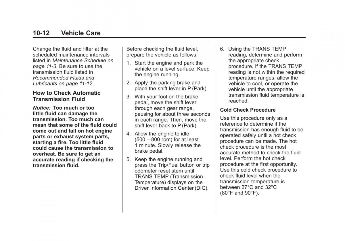 Chevrolet Suburban owners manual / page 384