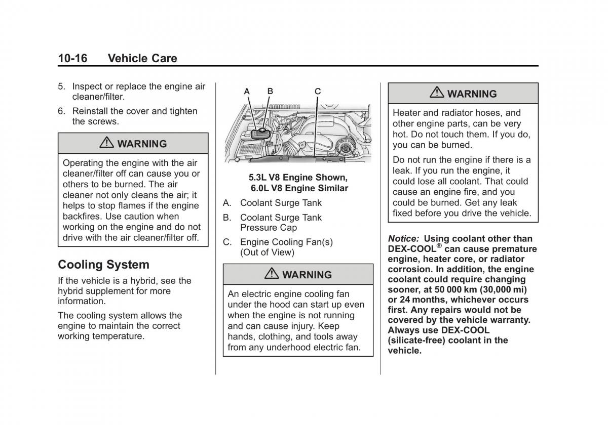 Chevrolet Suburban owners manual / page 388