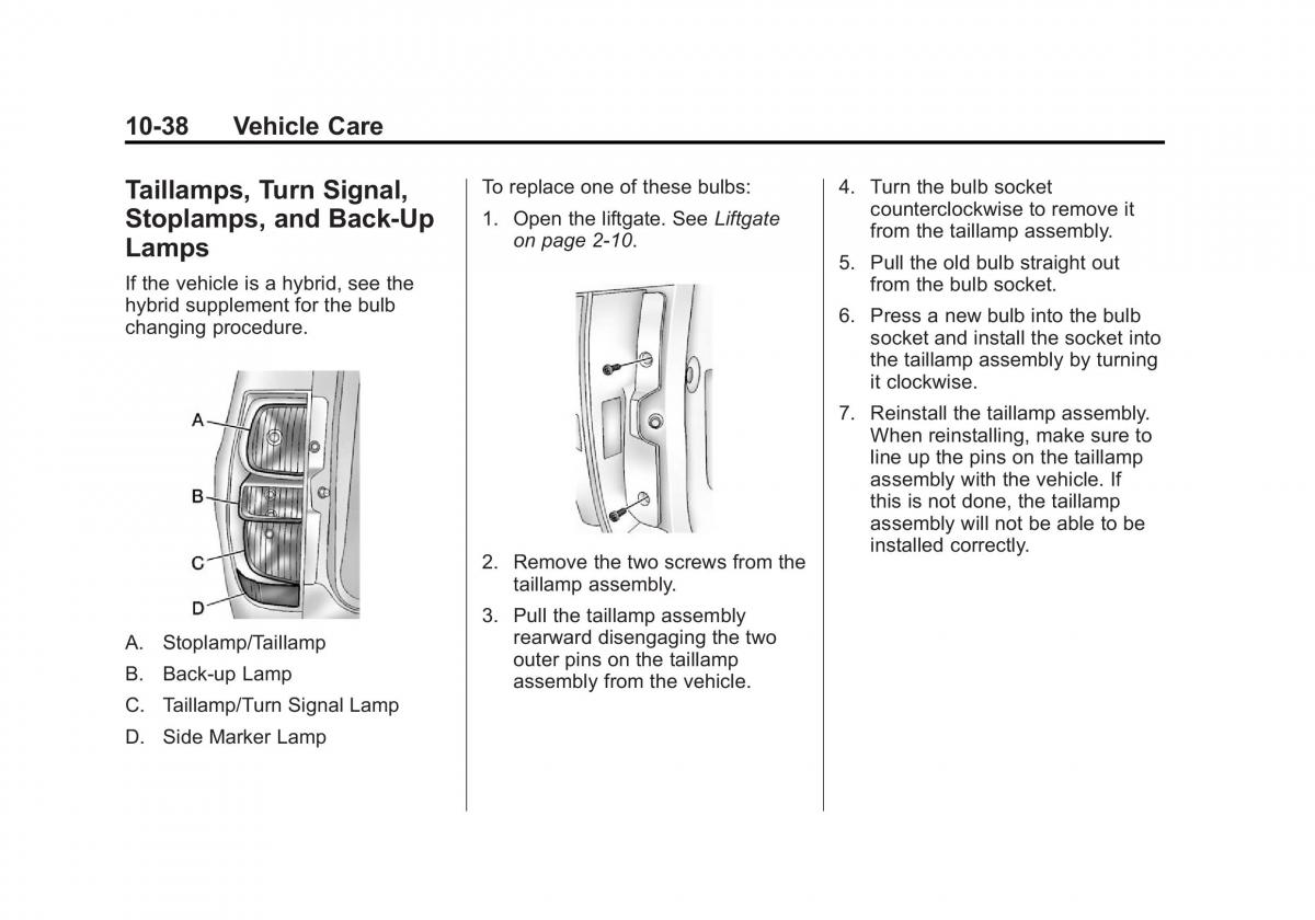 Chevrolet Suburban owners manual / page 410