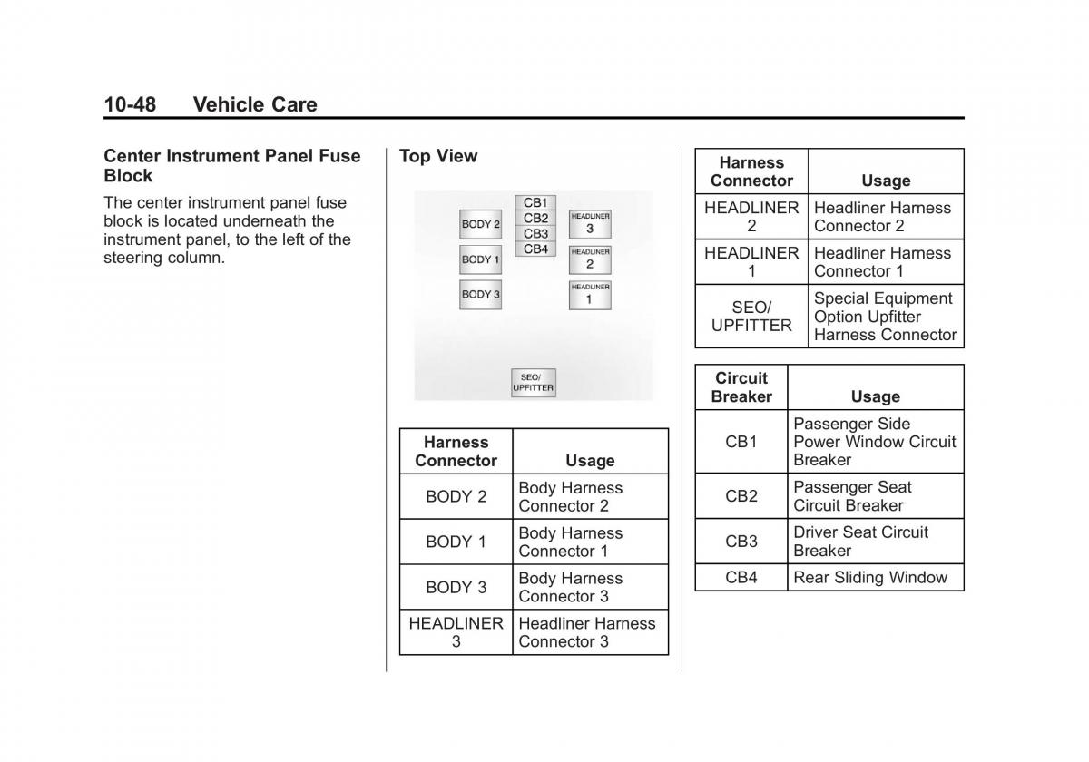 Chevrolet Suburban owners manual / page 420