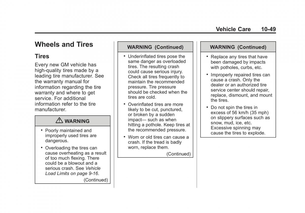 Chevrolet Suburban owners manual / page 421