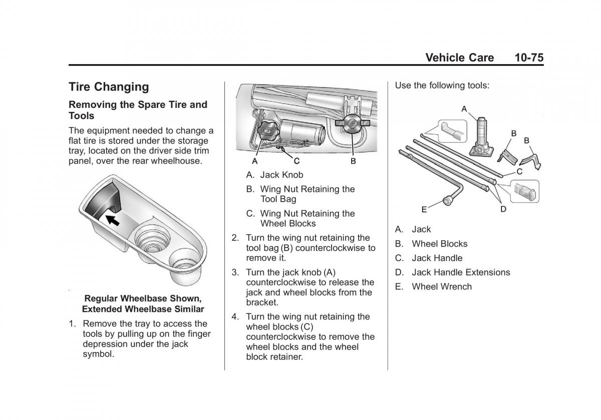 Chevrolet Suburban owners manual / page 447