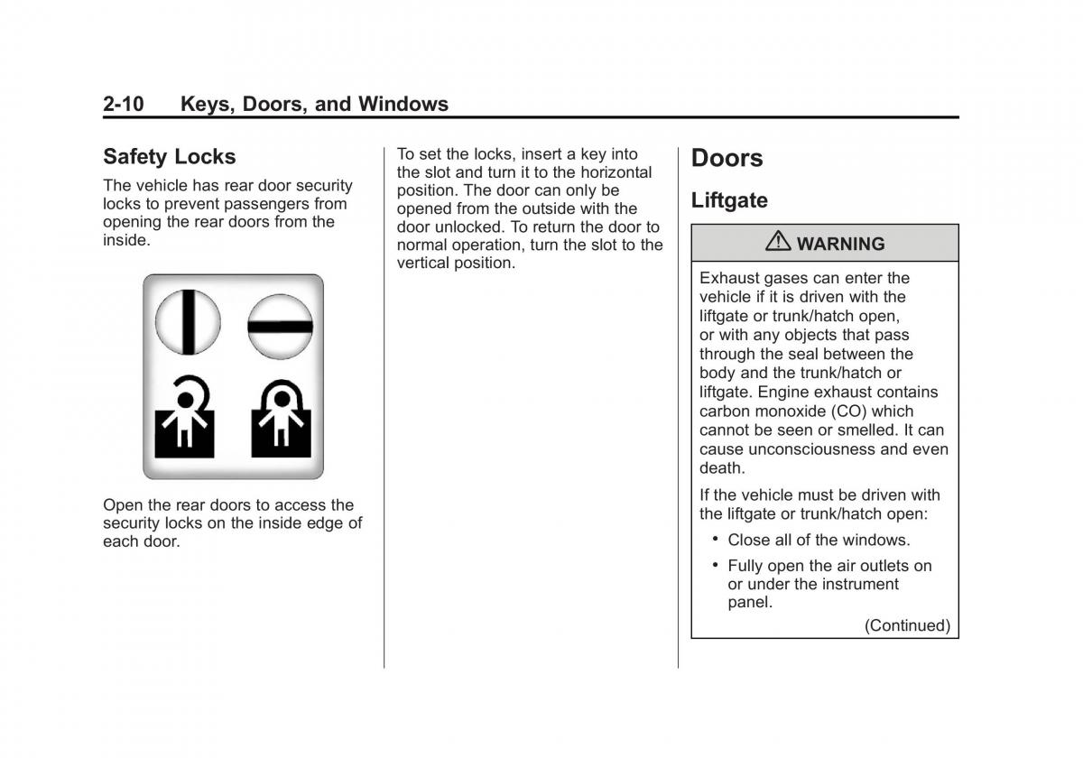 Chevrolet Suburban owners manual / page 46