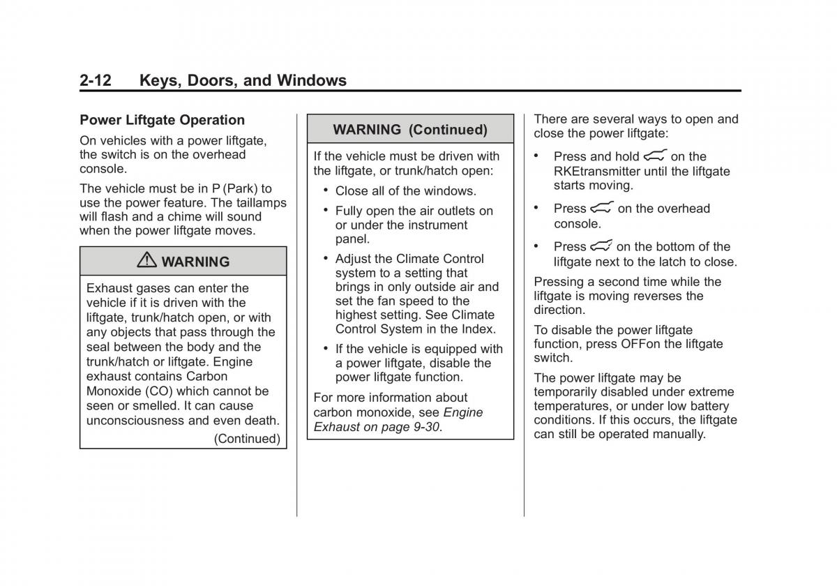 Chevrolet Suburban owners manual / page 48