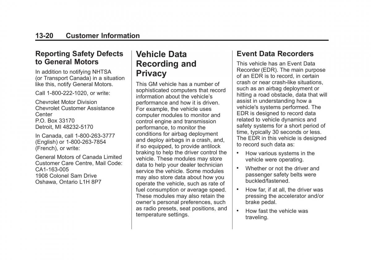 Chevrolet Suburban owners manual / page 520