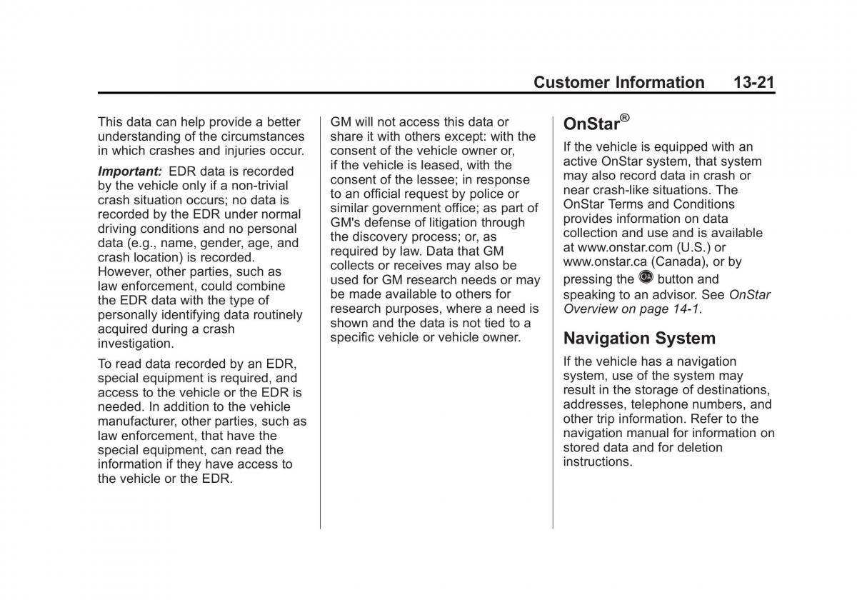 Chevrolet Suburban owners manual / page 521