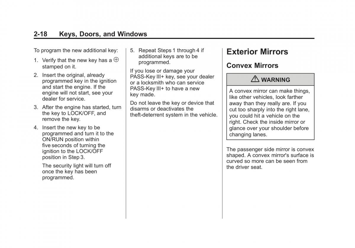 Chevrolet Suburban owners manual / page 54