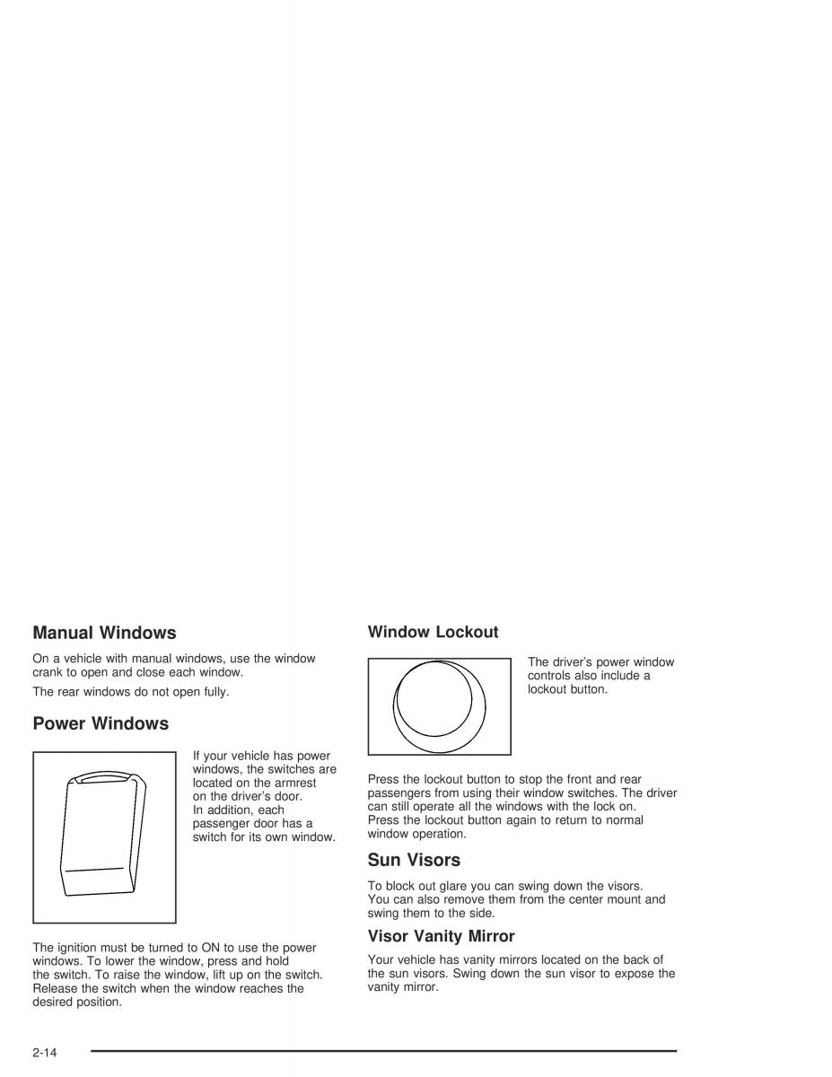 Chevrolet Aveo owners manual / page 80