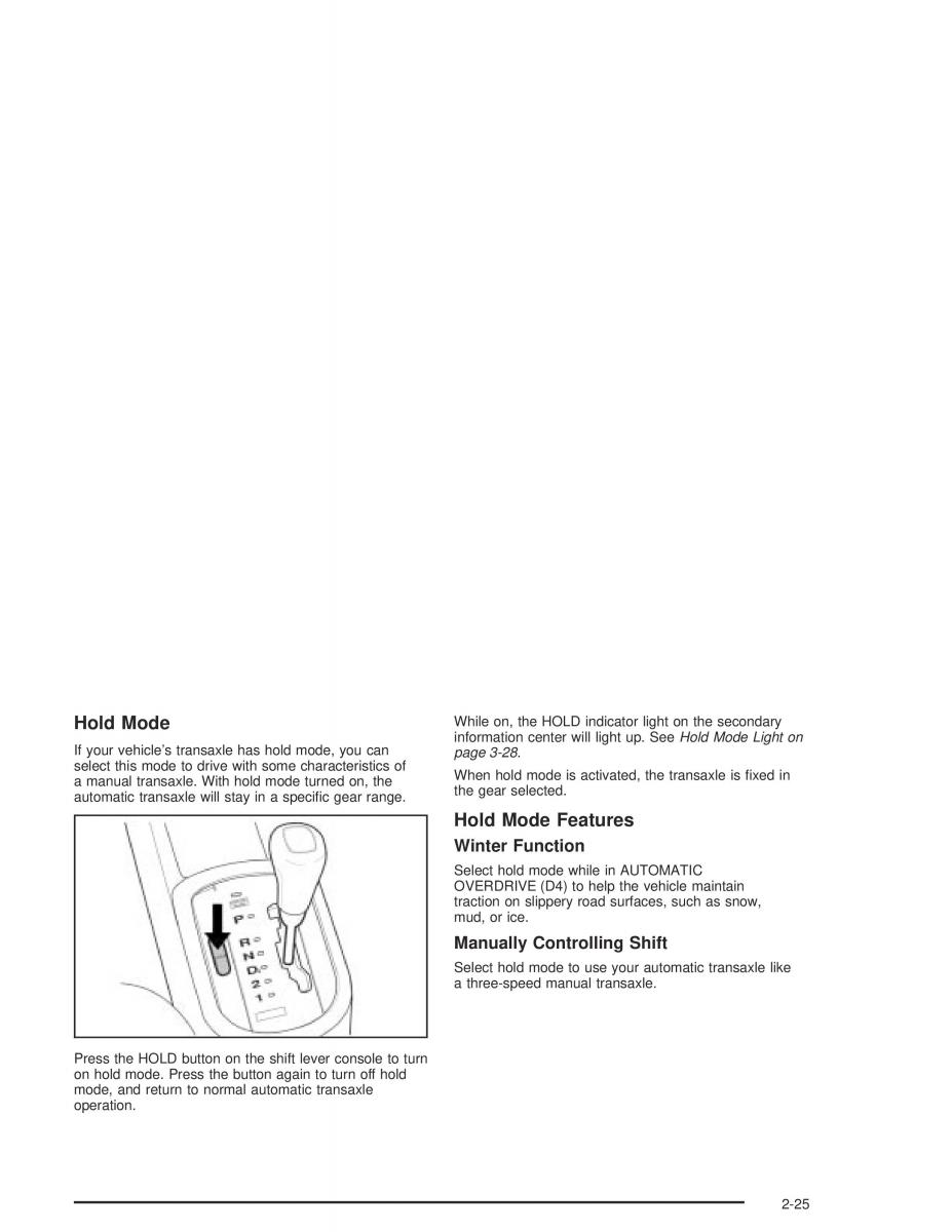 Chevrolet Aveo owners manual / page 91