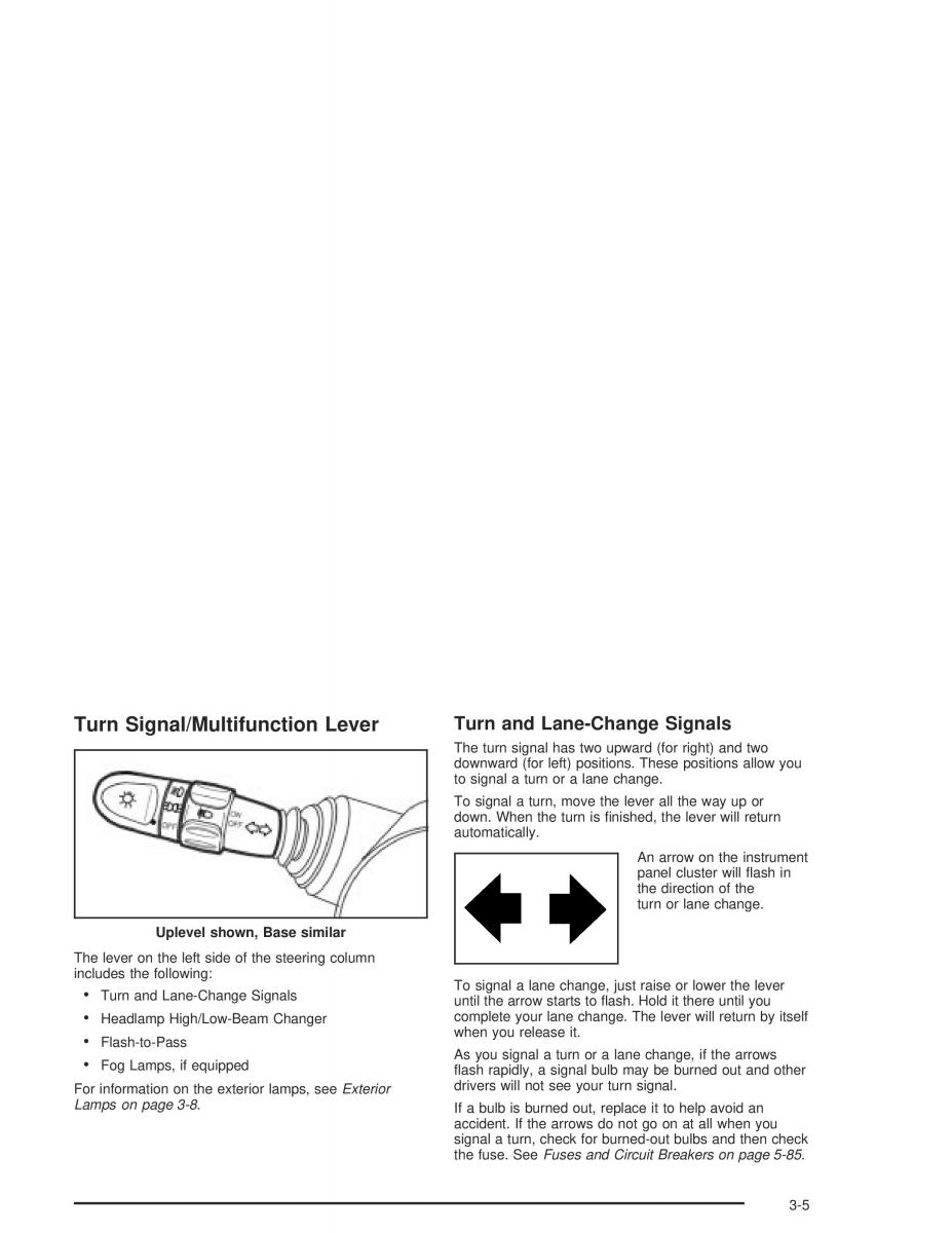 Chevrolet Aveo owners manual / page 109