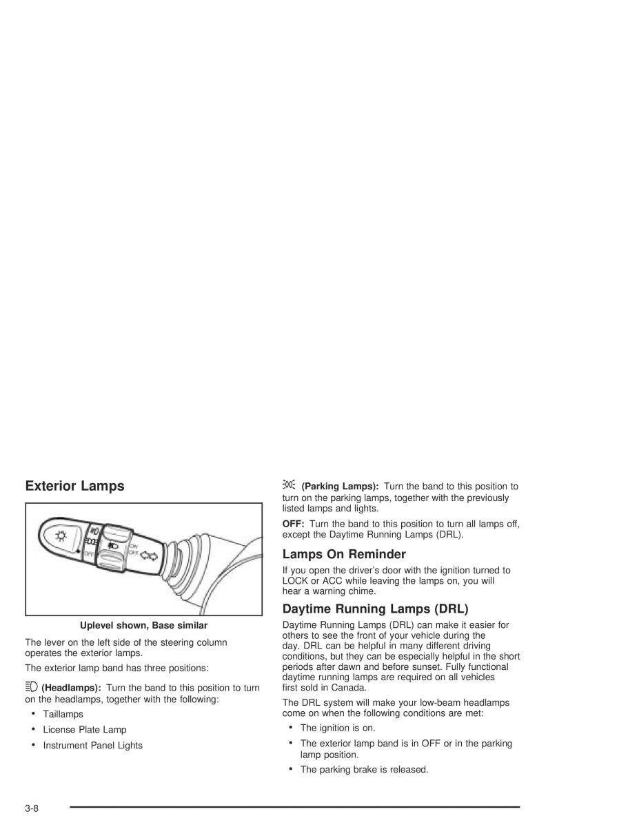 Chevrolet Aveo owners manual / page 112