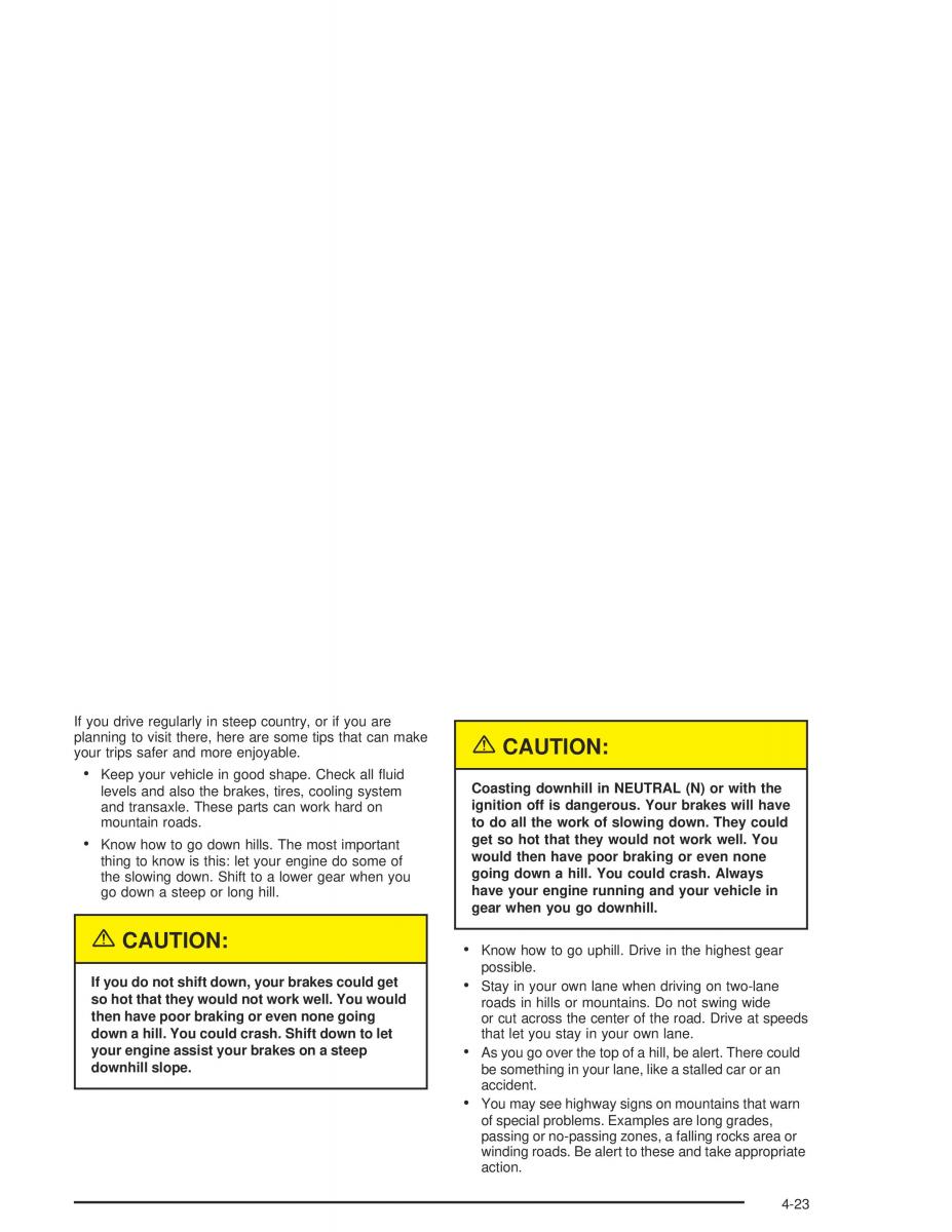 Chevrolet Aveo owners manual / page 171