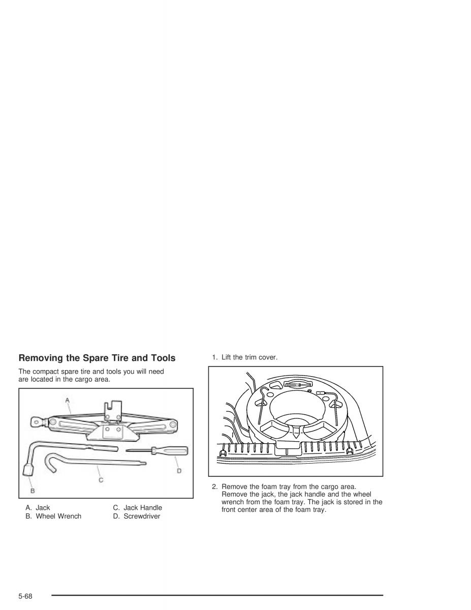 Chevrolet Aveo owners manual / page 254