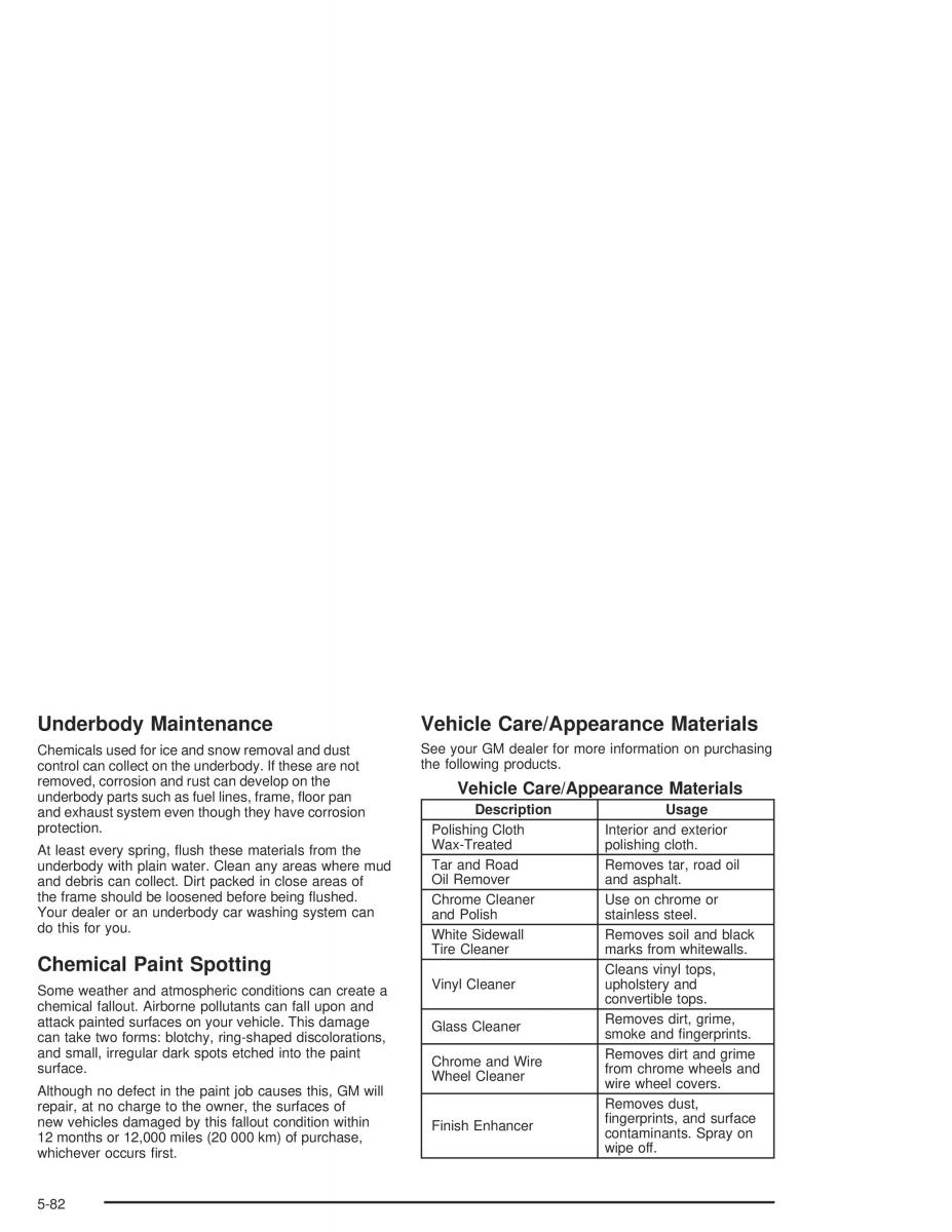 Chevrolet Aveo owners manual / page 268