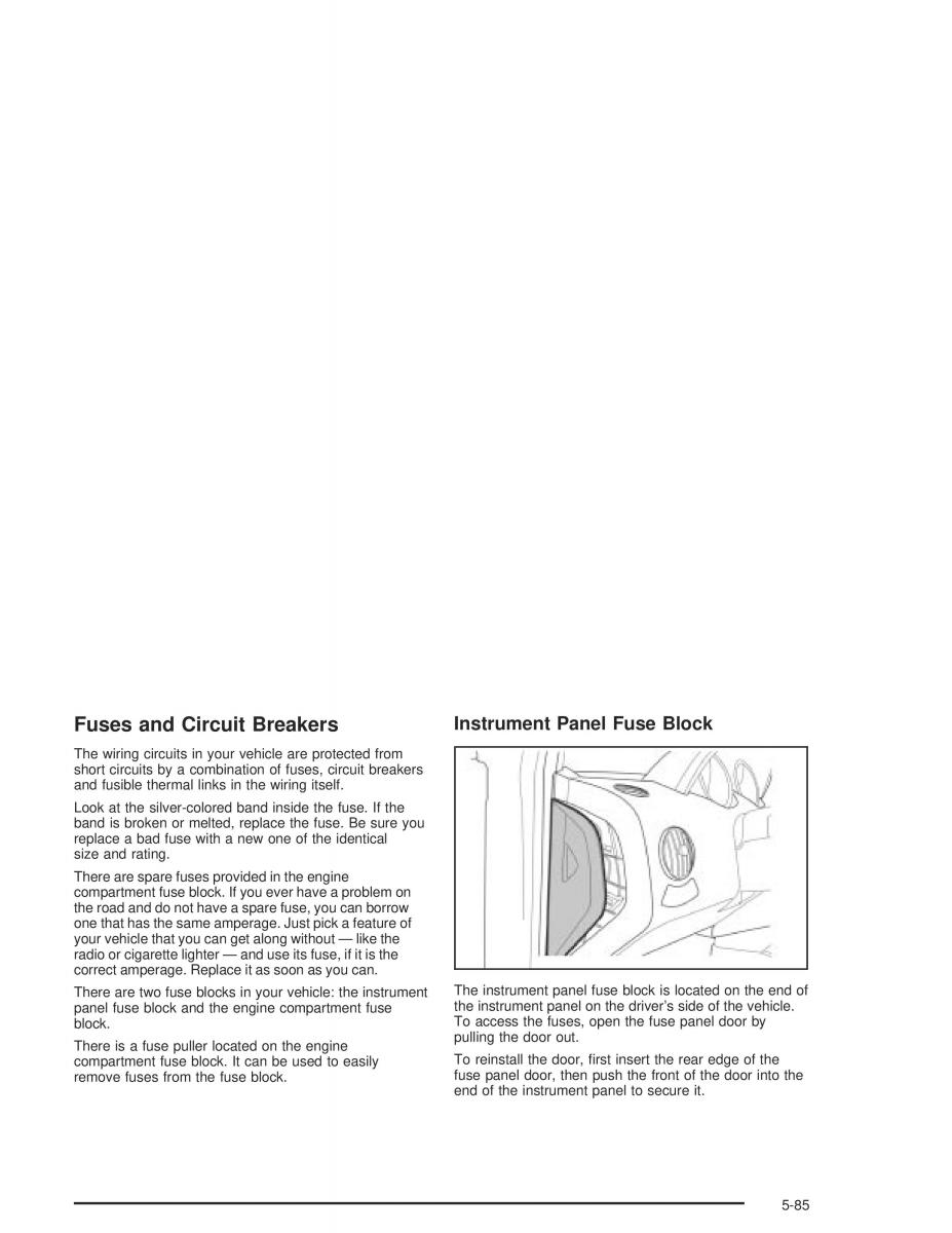 Chevrolet Aveo owners manual / page 271