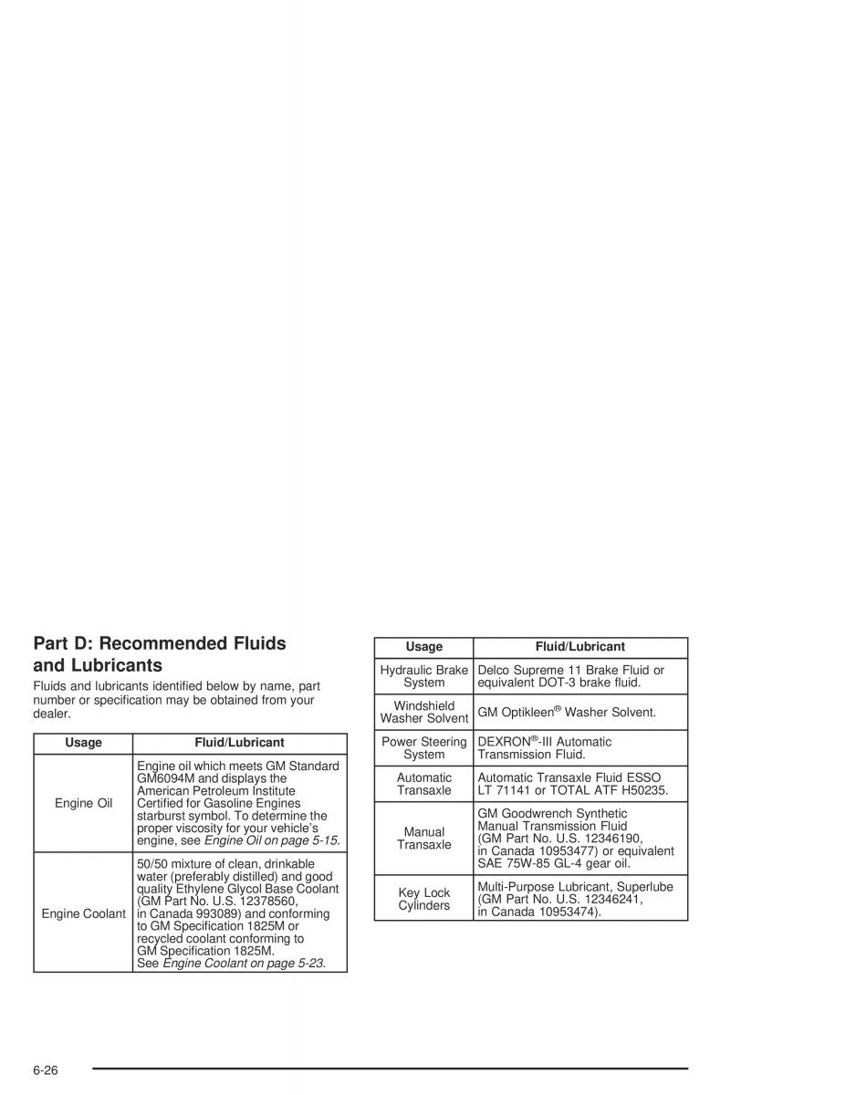 Chevrolet Aveo owners manual / page 304