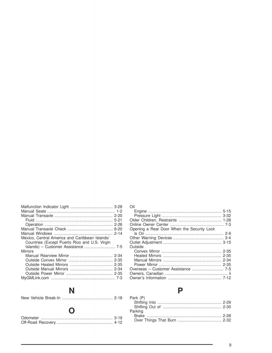 Chevrolet Aveo owners manual / page 329