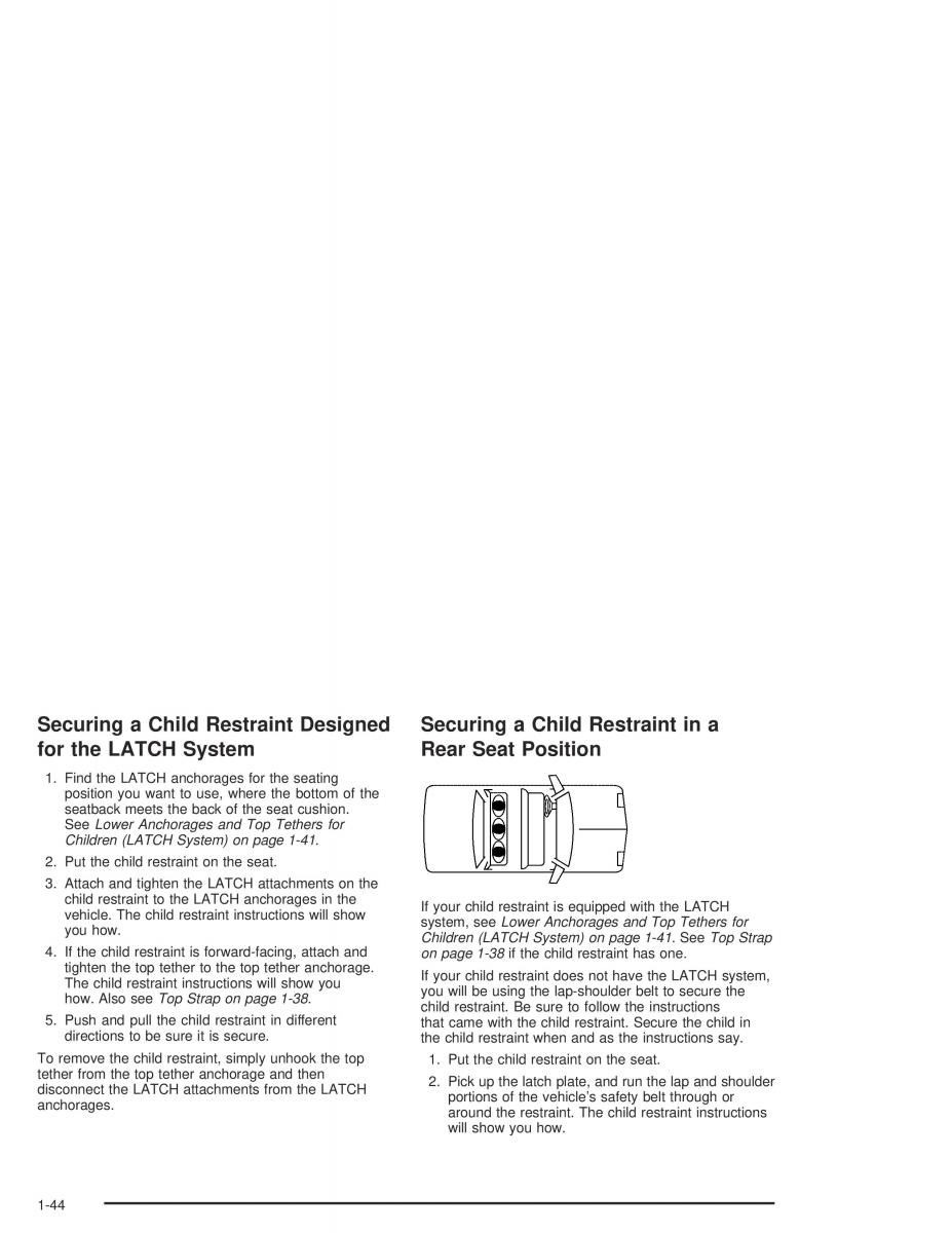 Chevrolet Aveo owners manual / page 50