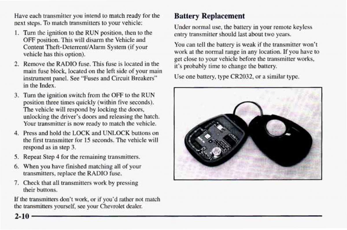 Chevrolet Camaro IV 4 owners manual / page 60