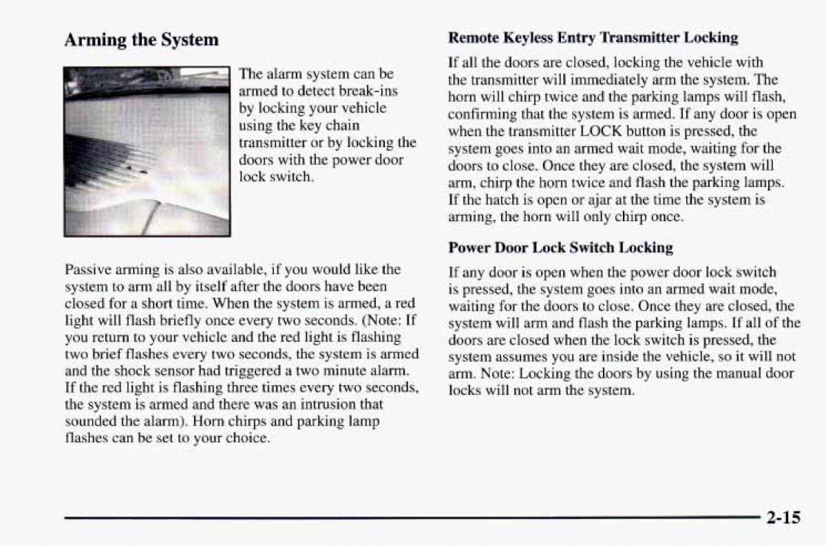 Chevrolet Camaro IV 4 owners manual / page 65